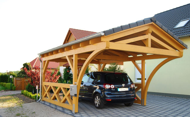 Pointed Roof Carport