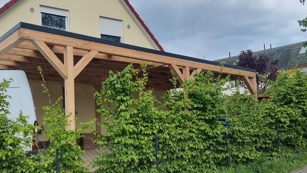 Carport Holz Pflege