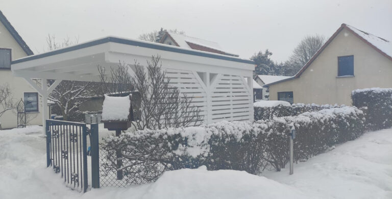 Muss ein Carport in der Schweiz winterfest gemacht werden?