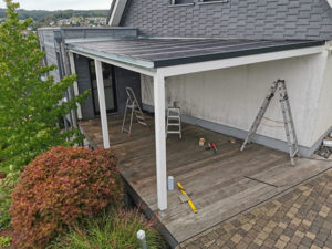Tips patio roof installation