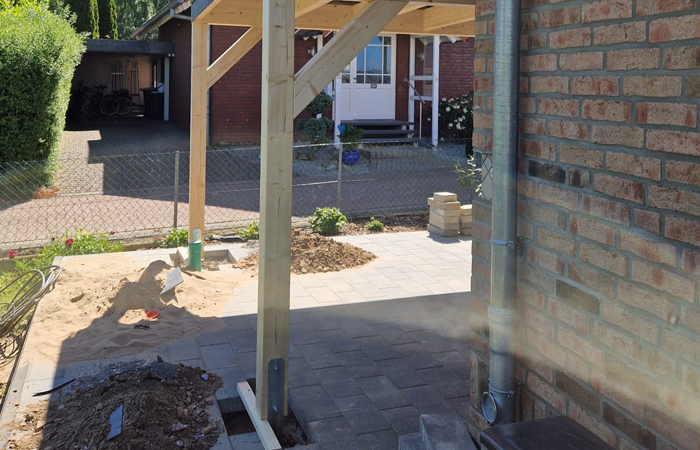 Carport Holz Bausatz selbst bauen
