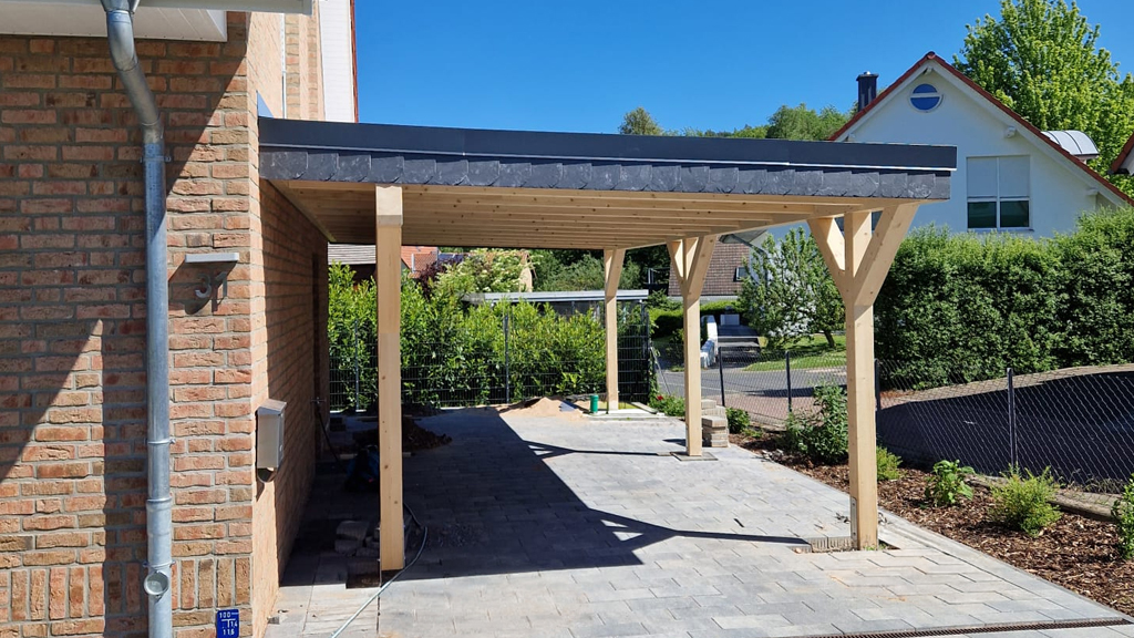 Holz Carport Schweiz Banner