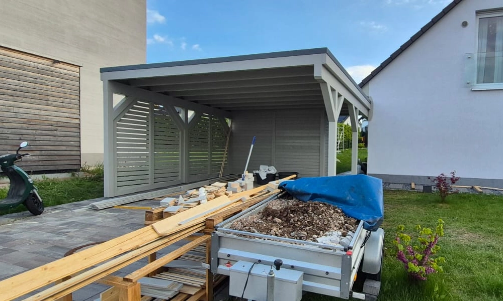 Sanierung Neubau Carport
